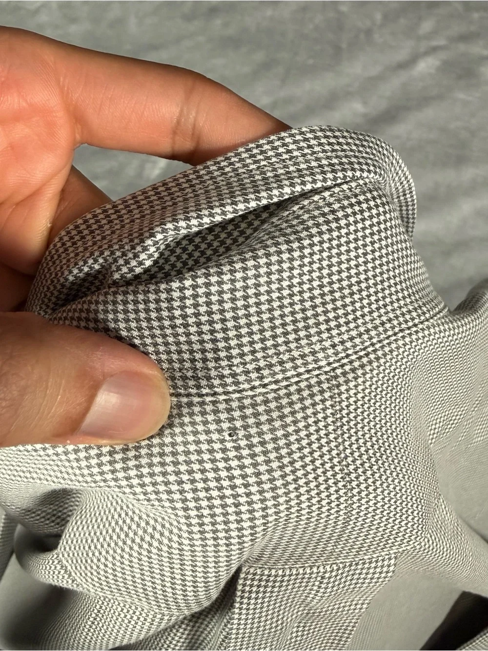 Polo Ralph Lauren Whitfield Houndstooth Shirt Mens XL (Fits 2XL) Loose Fit